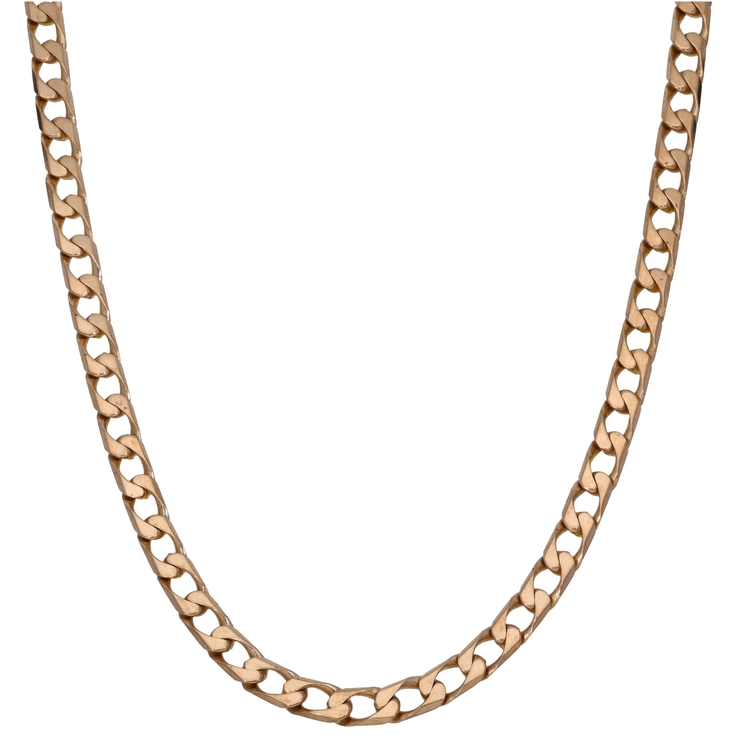 9ct Gold Curb Chain 24"