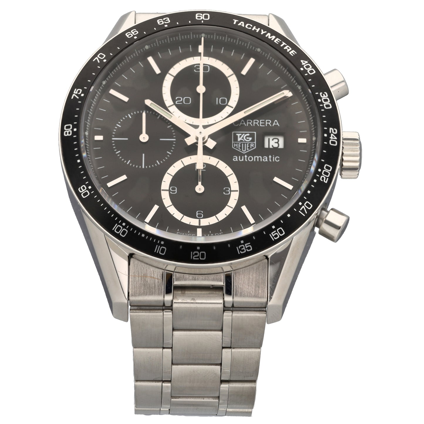 Tag Heuer Carrera CV2010-1 41mm Stainless Steel Watch