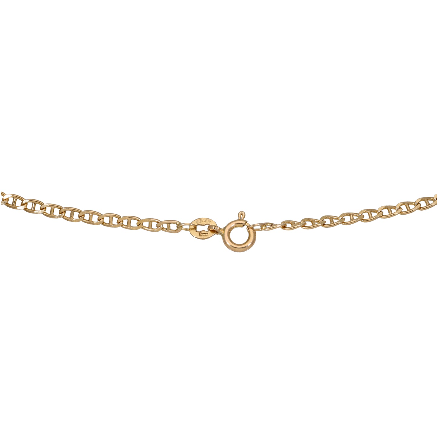 9ct Gold Anchor Chain 18"