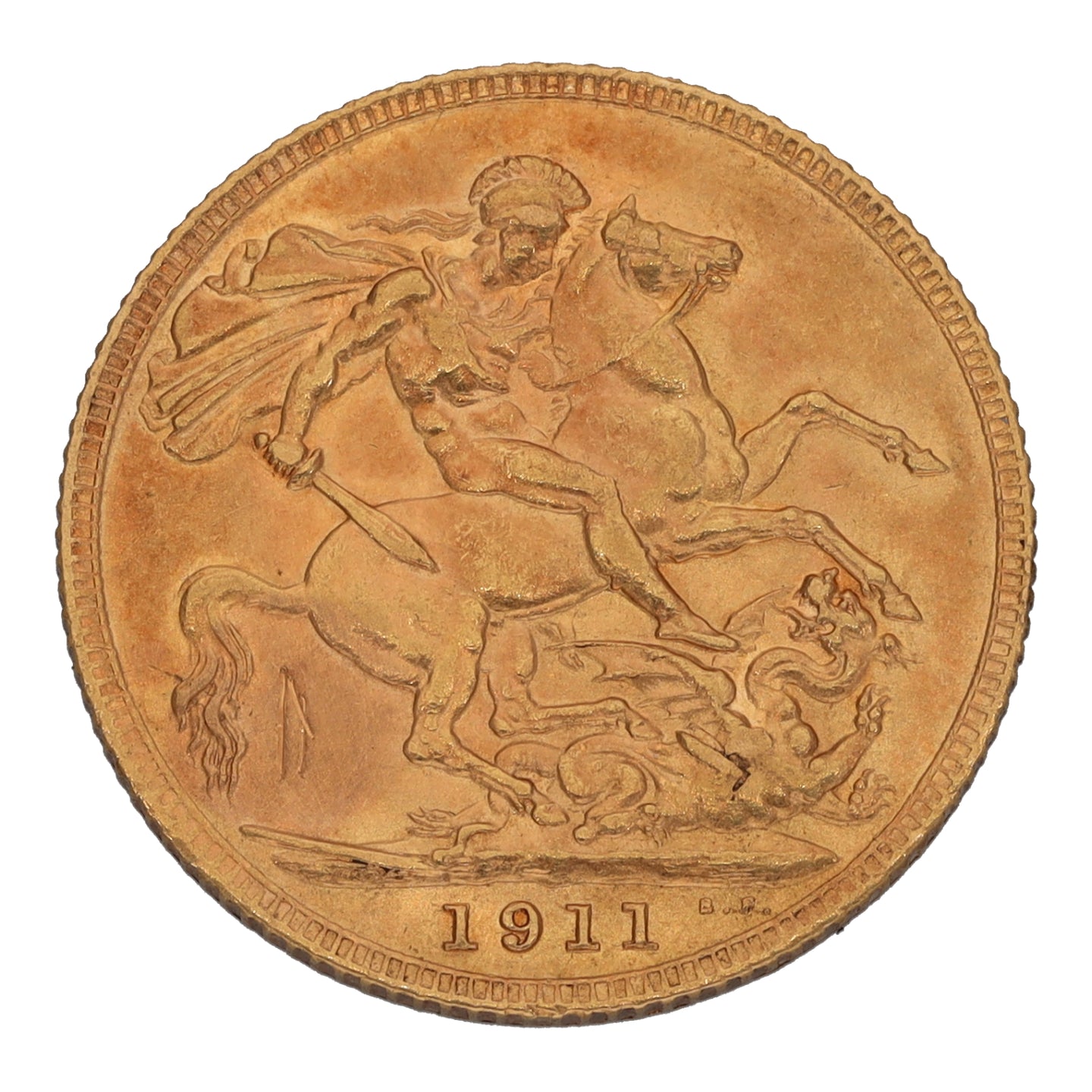 22ct Gold King George V Full Sovereign Coin 1911