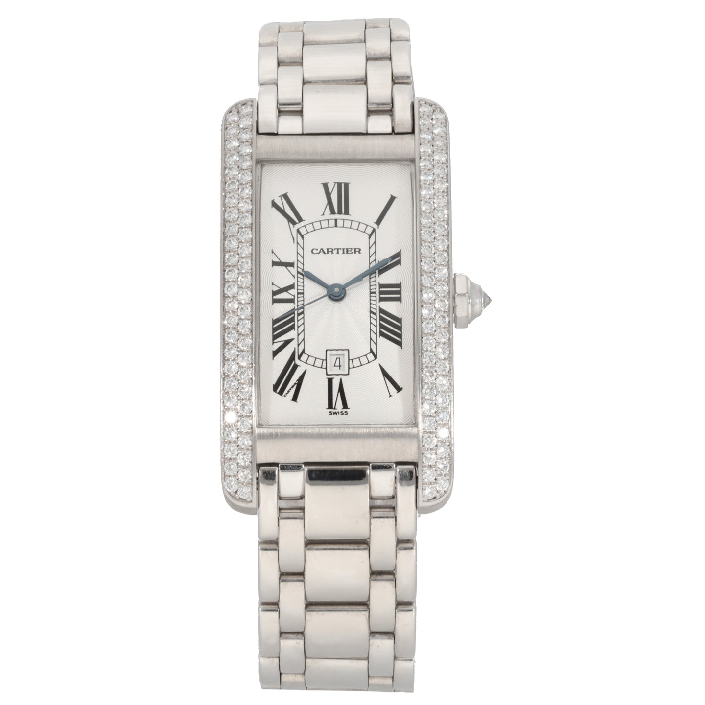 Cartier Tank Americaine 1726 21mm White Gold Watch