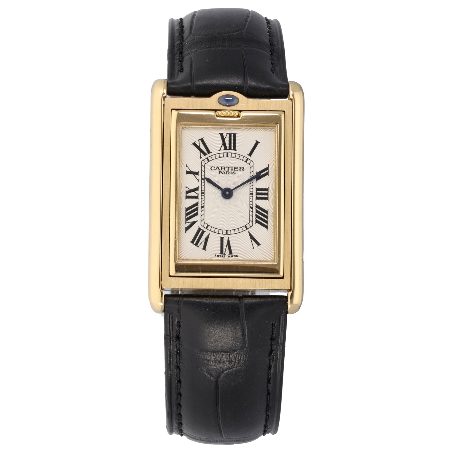 Cartier Tank Basculante 2499C 25mm Gold Watch H T