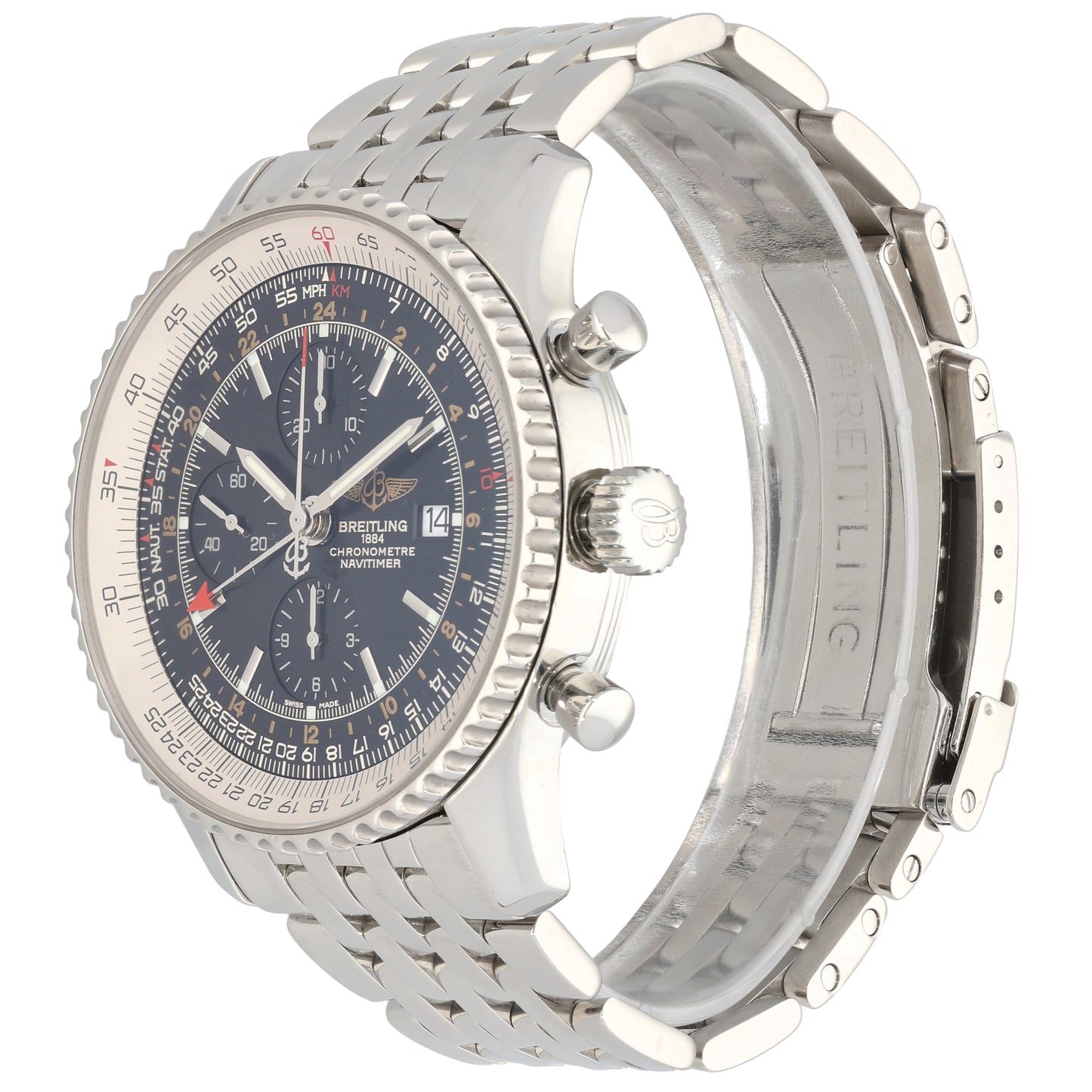 Breitling Navitimer A24322 46mm Stainless Steel Watch