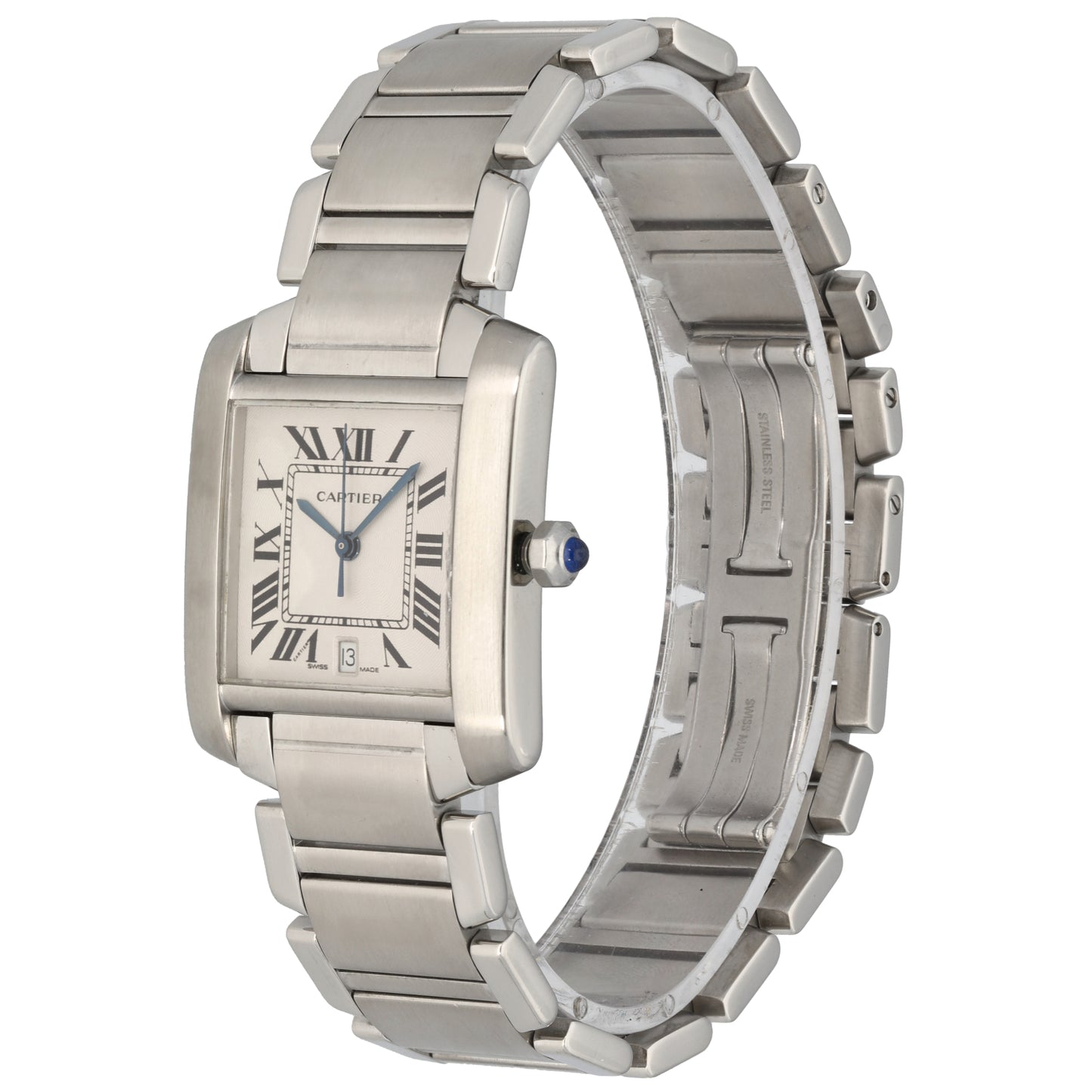 Cartier Tank Francaise 2302 28mm Stainless Steel Watch