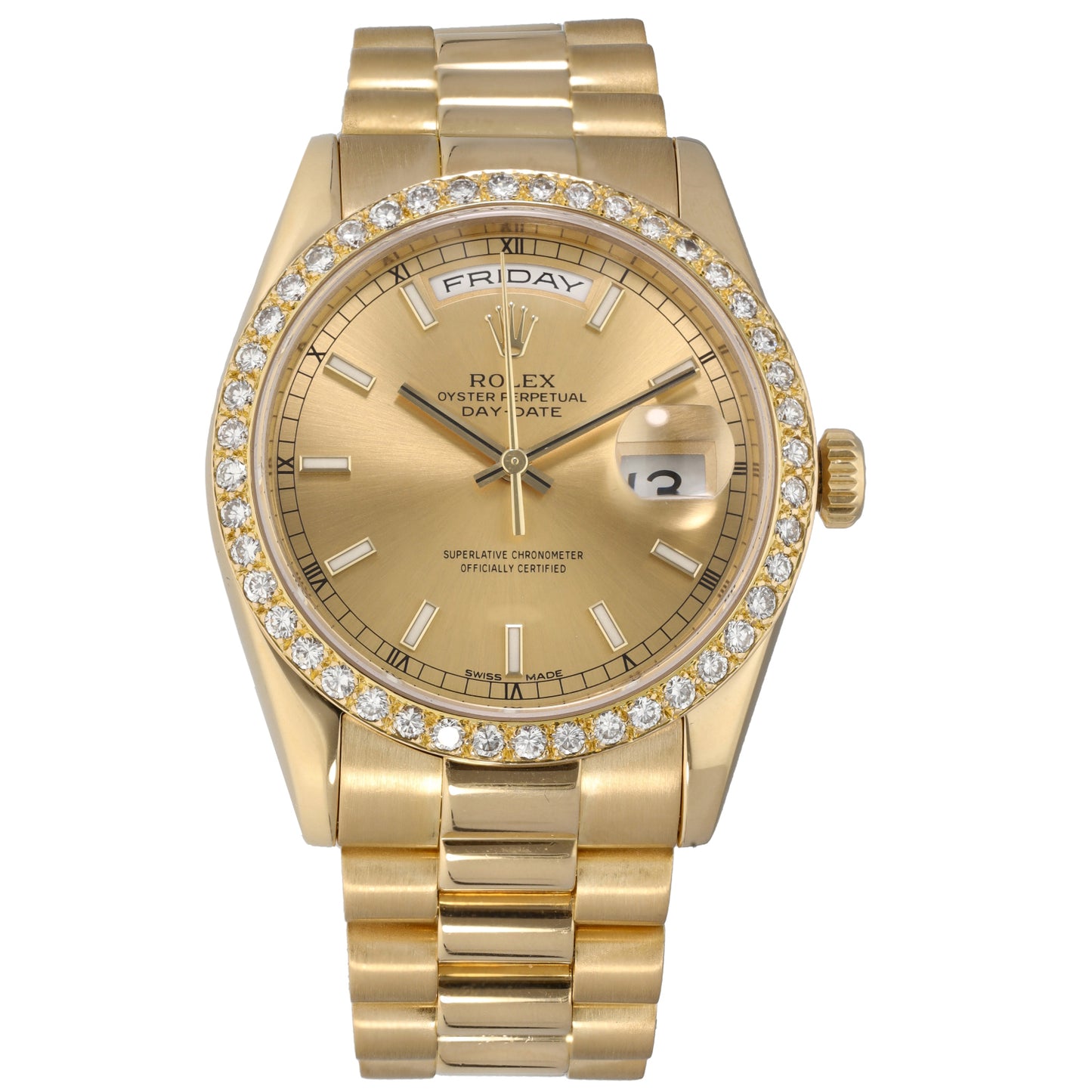 Rolex Day-Date 118238 36mm Gold Watch