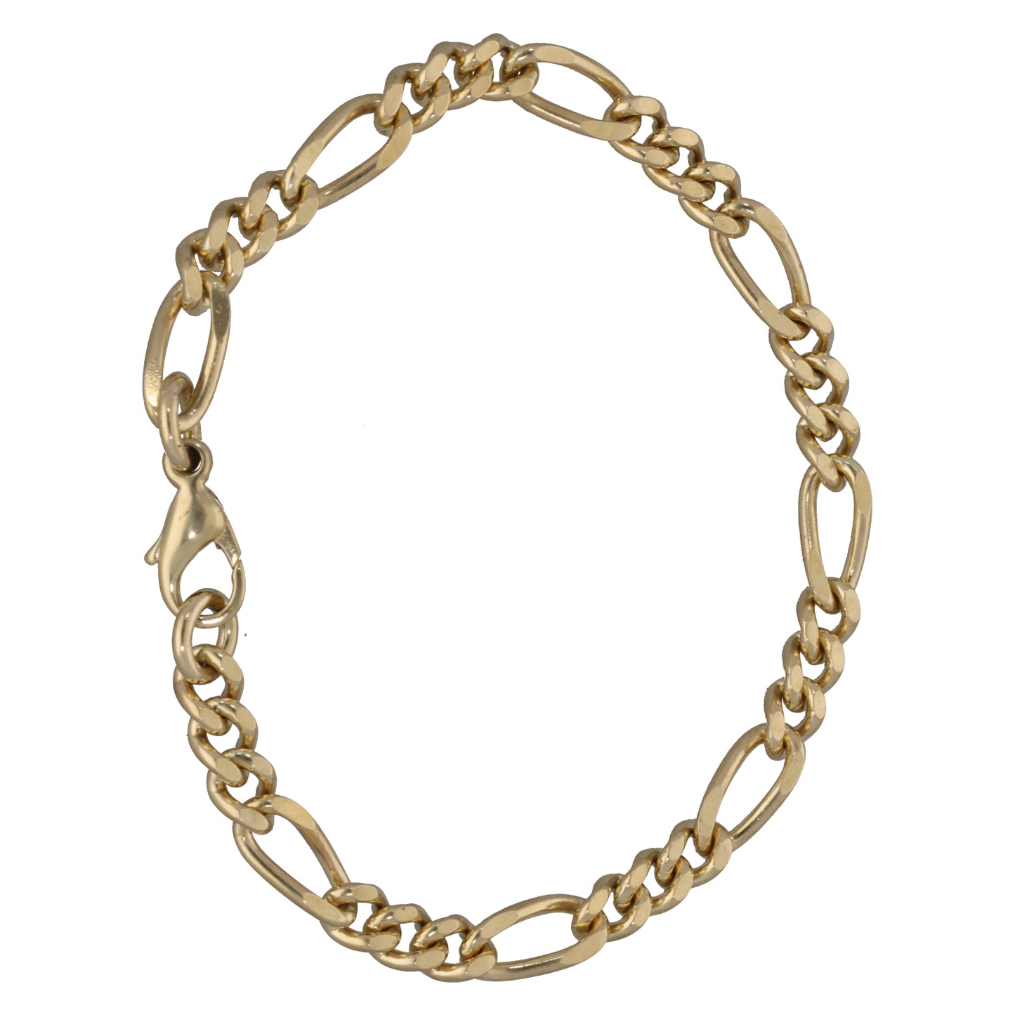 9ct Gold Figaro Bracelet