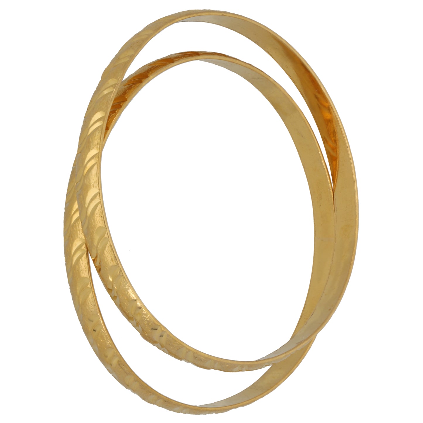 22ct Gold Set of 2 Bangles