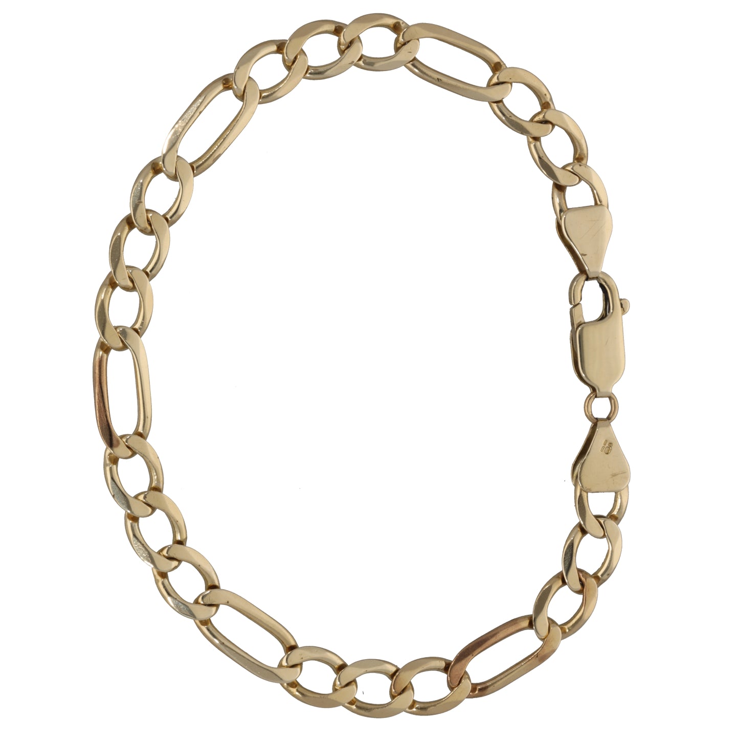 9ct Gold Figaro Bracelet