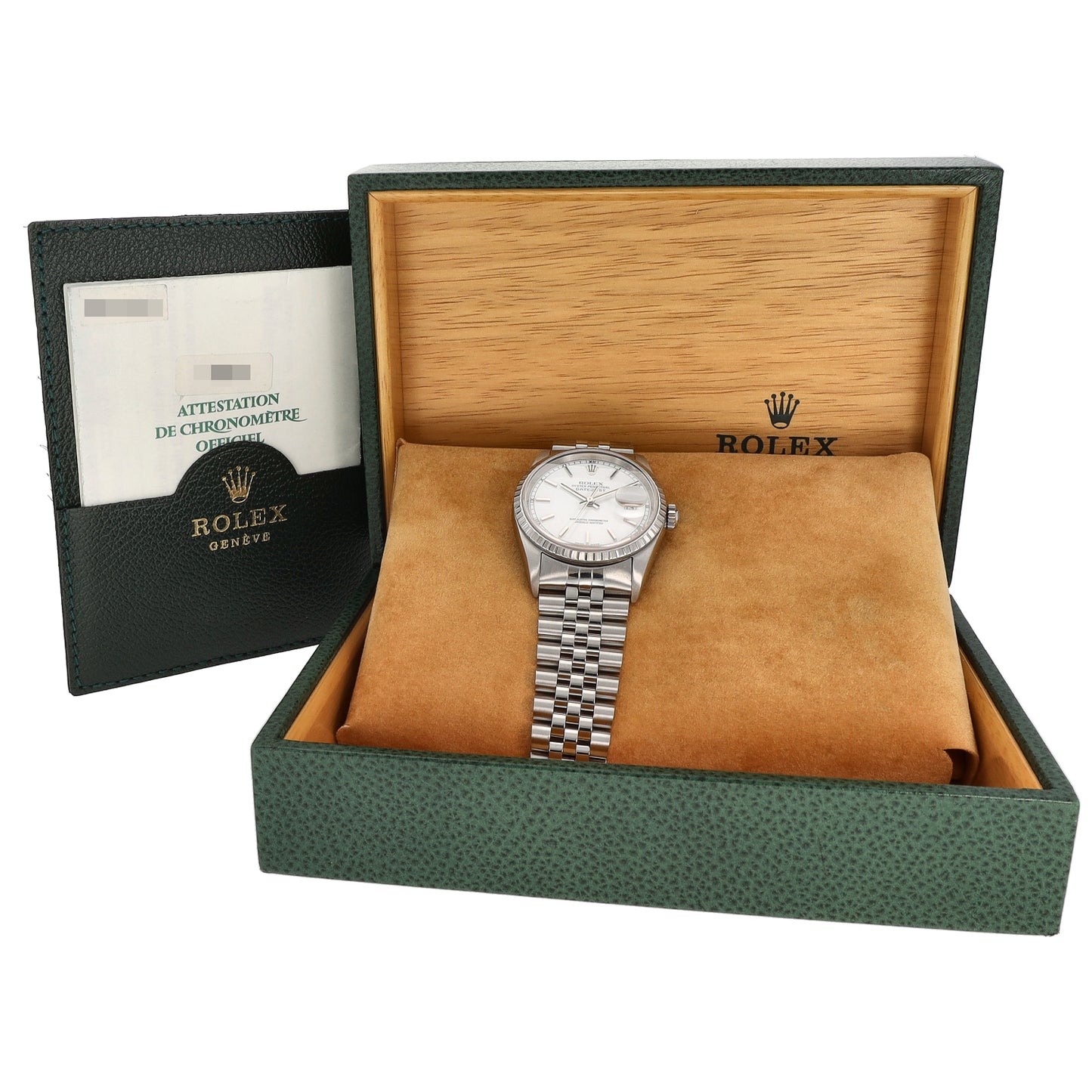 Rolex Datejust 16220 36mm Stainless Steel Watch