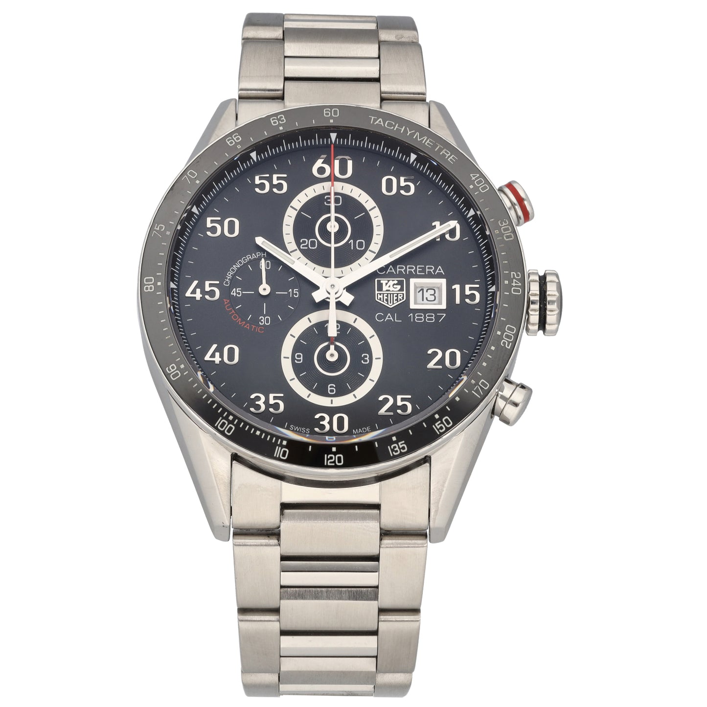 Tag Heuer Carrera CAR2A10-0 44mm Stainless Steel Watch