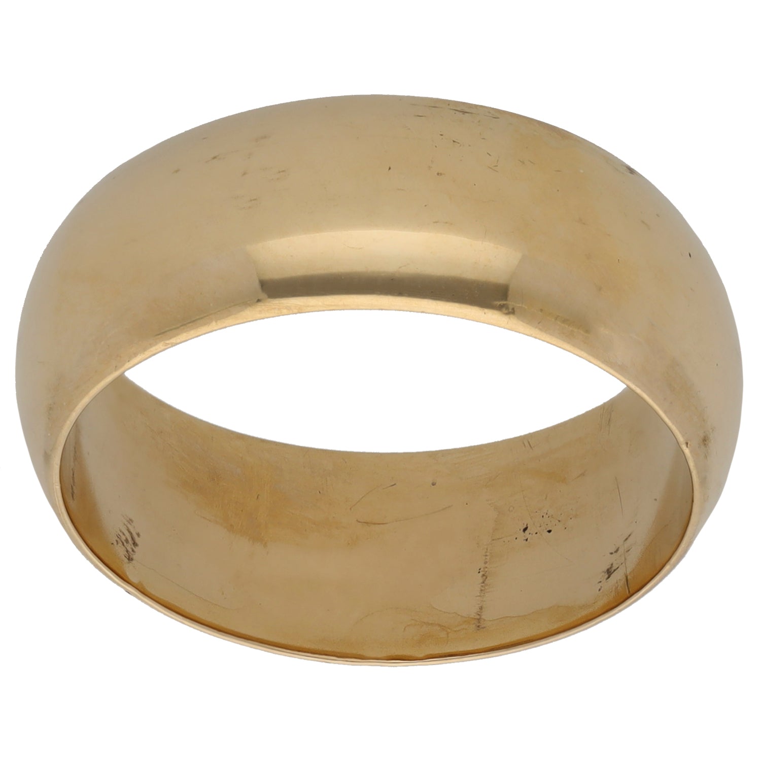 9ct Gold Plain Wedding Ring Size T H&T