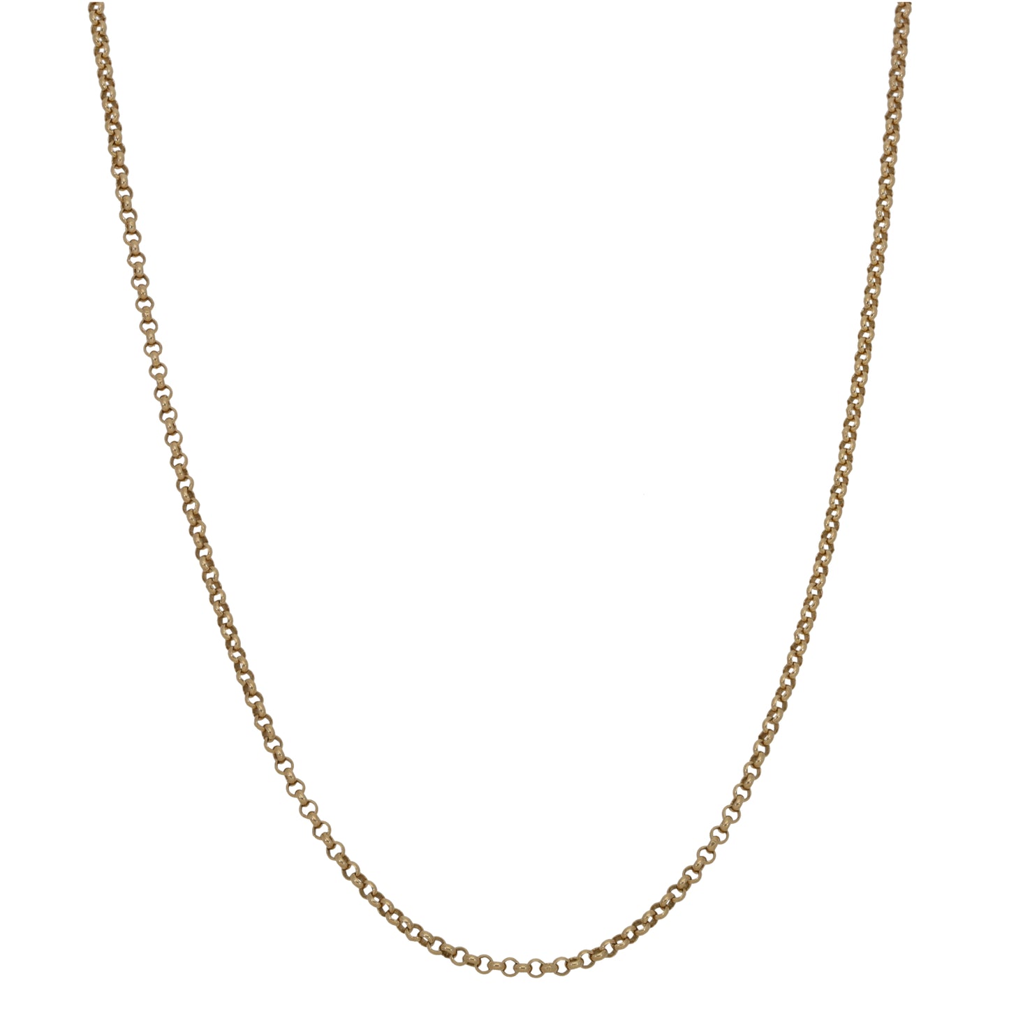 9ct Gold Belcher Chain 17"