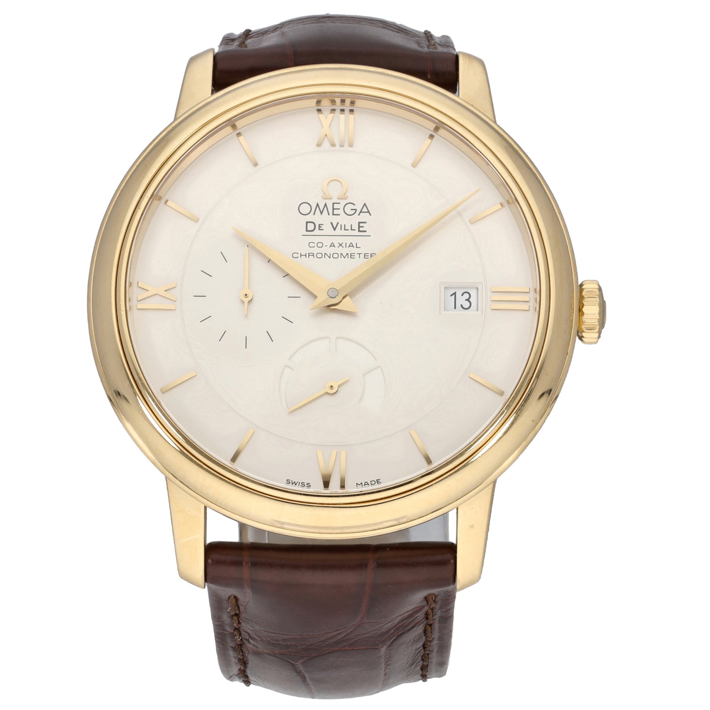 Omega De Ville 39mm Gold Watch