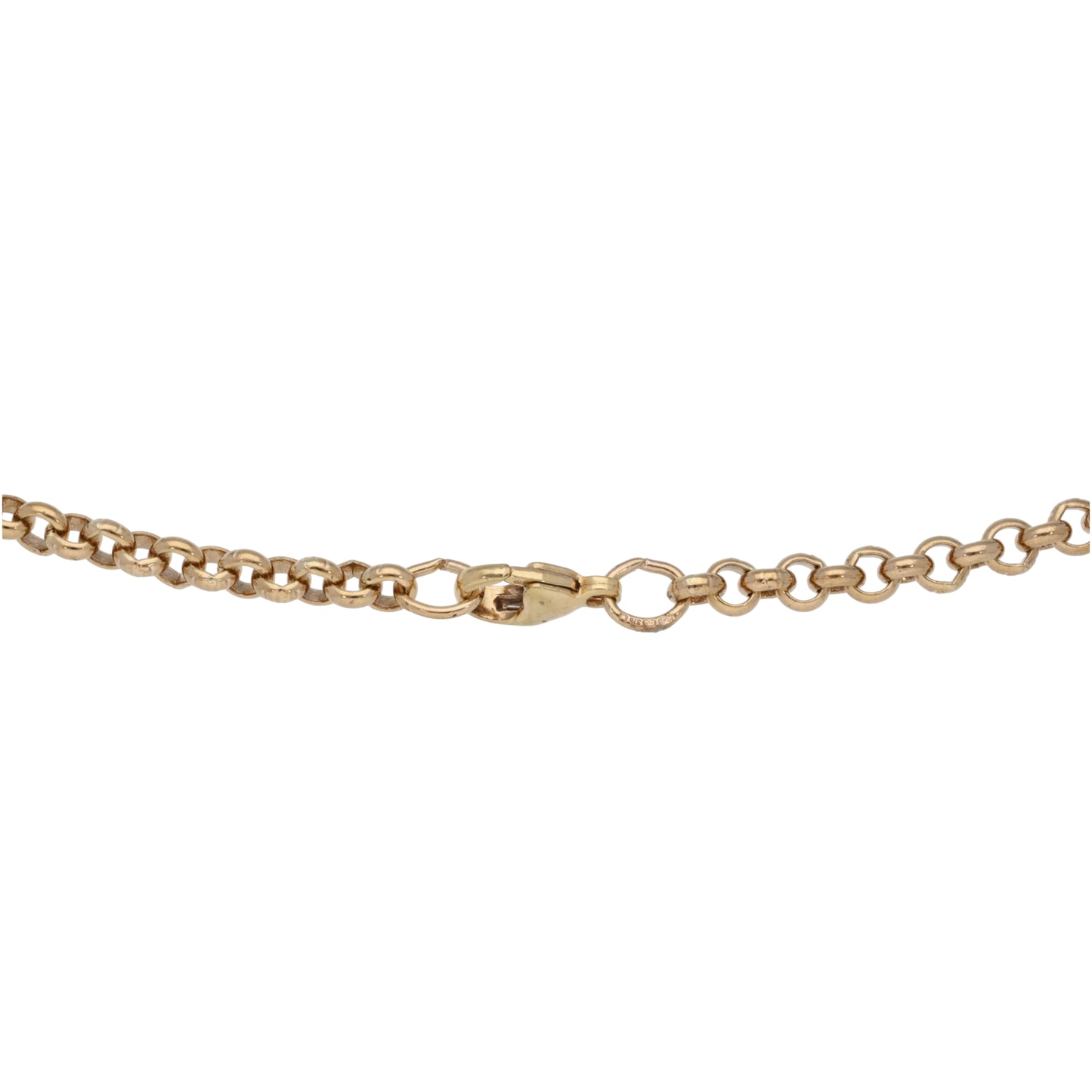 9ct Gold Belcher Chain 18"