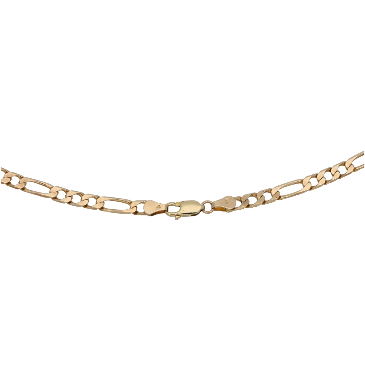 9ct Gold Figaro Chain 19"