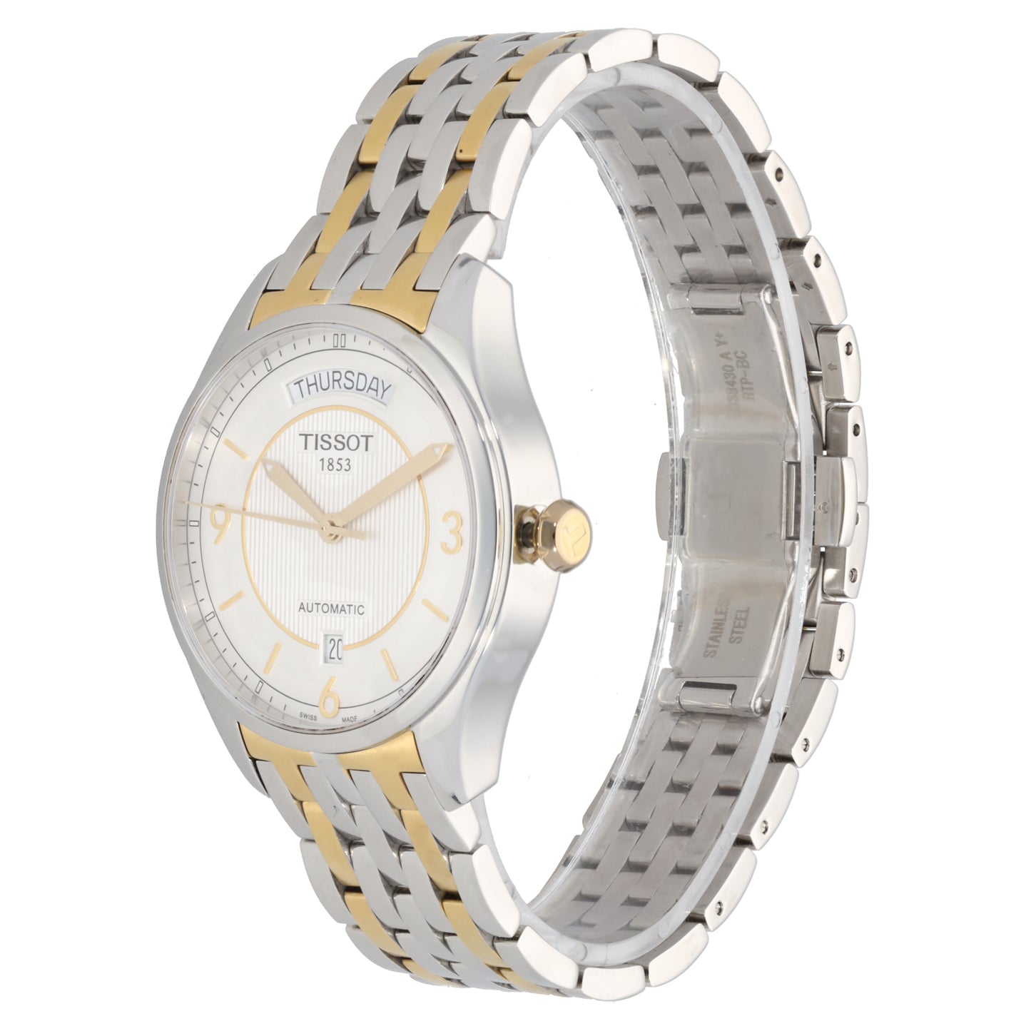 Tissot T-One T038430A 38mm Bi-Colour Watch