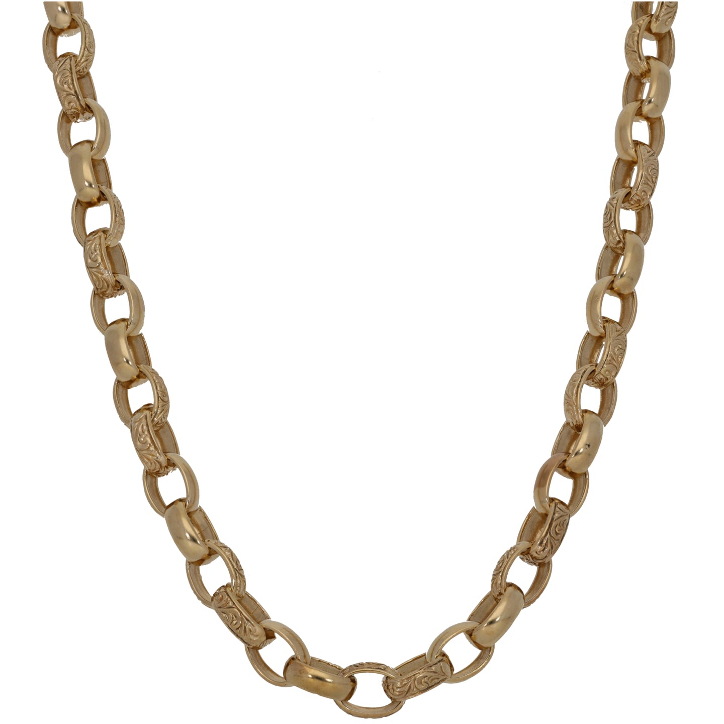9ct Gold Belcher Chain 24