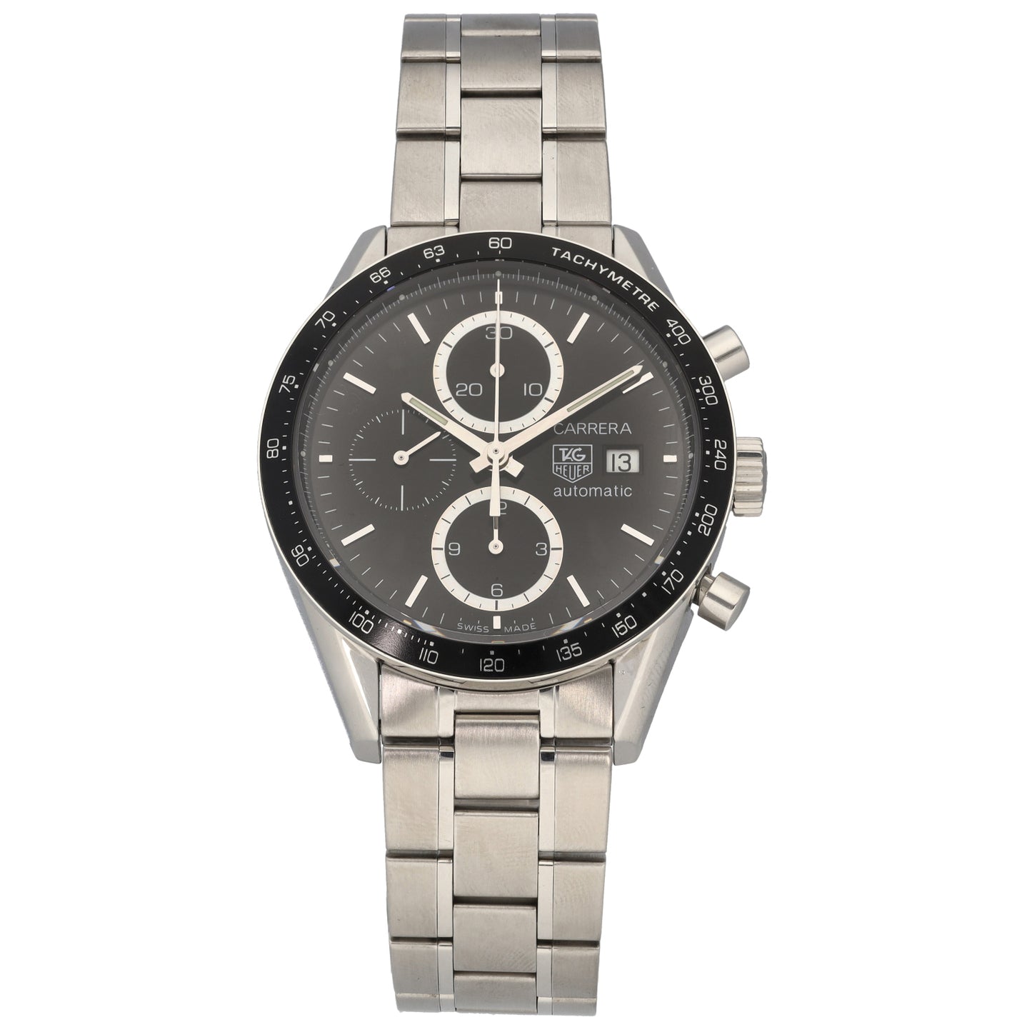 Tag Heuer Carrera CV2010-3 41mm Stainless Steel Mens Watch