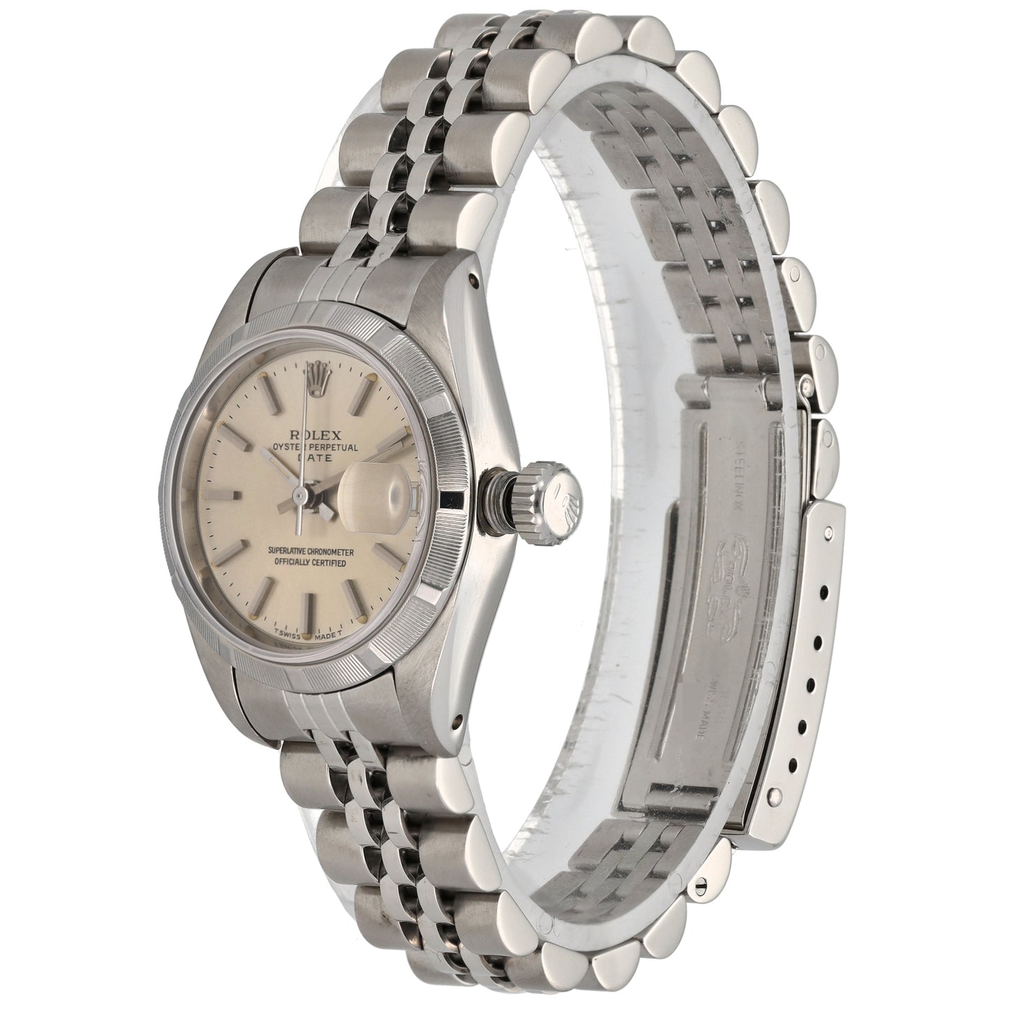 Rolex Date 69190 26mm Stainless Steel Watch