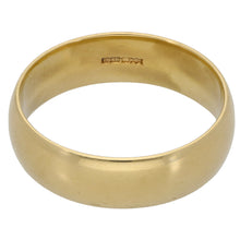 Load image into Gallery viewer, 18ct Gold Plain Wedding Ring Size S
