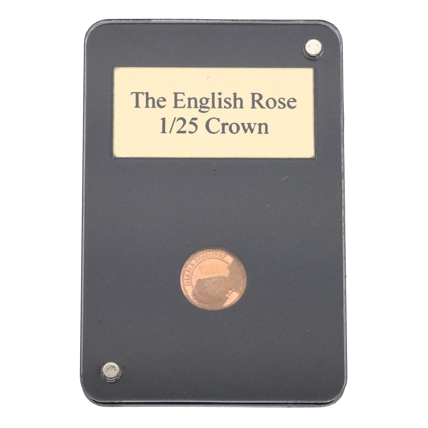 22ct Gold The English Rose 1/25 Crown Coin 1997