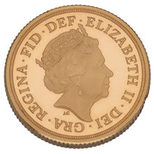 Load image into Gallery viewer, 22ct Gold Queen Elizabeth II Double Sovereign Coin 2022
