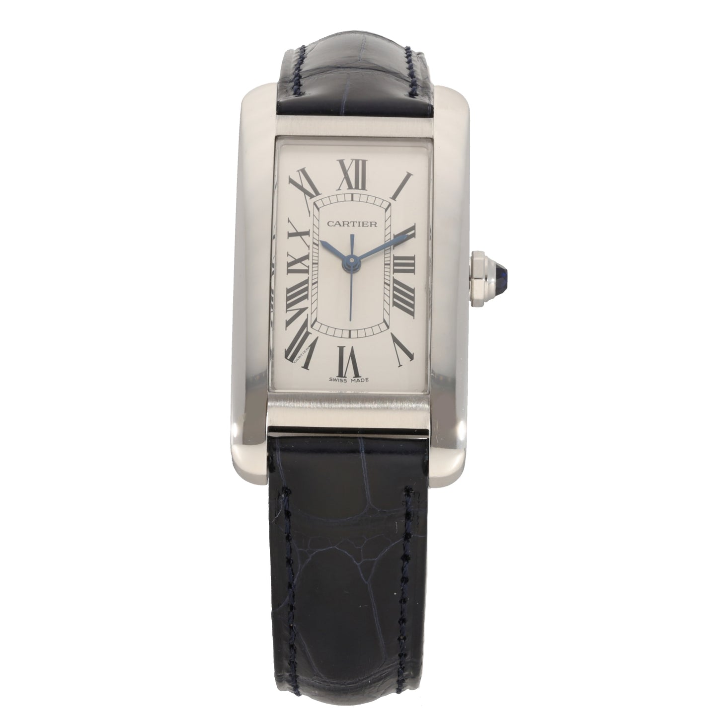 Cartier Tank Americaine WSTA0017 22.5mm Stainless Steel Watch