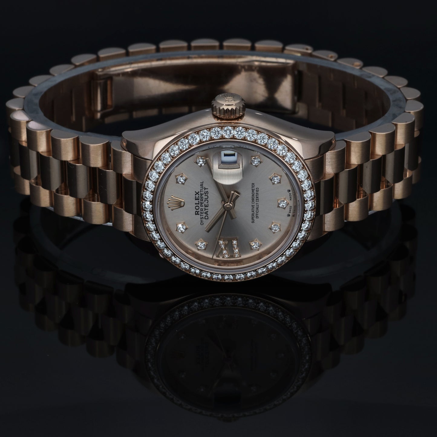 Rolex Lady Datejust 279135RBR 28mm Gold Watch