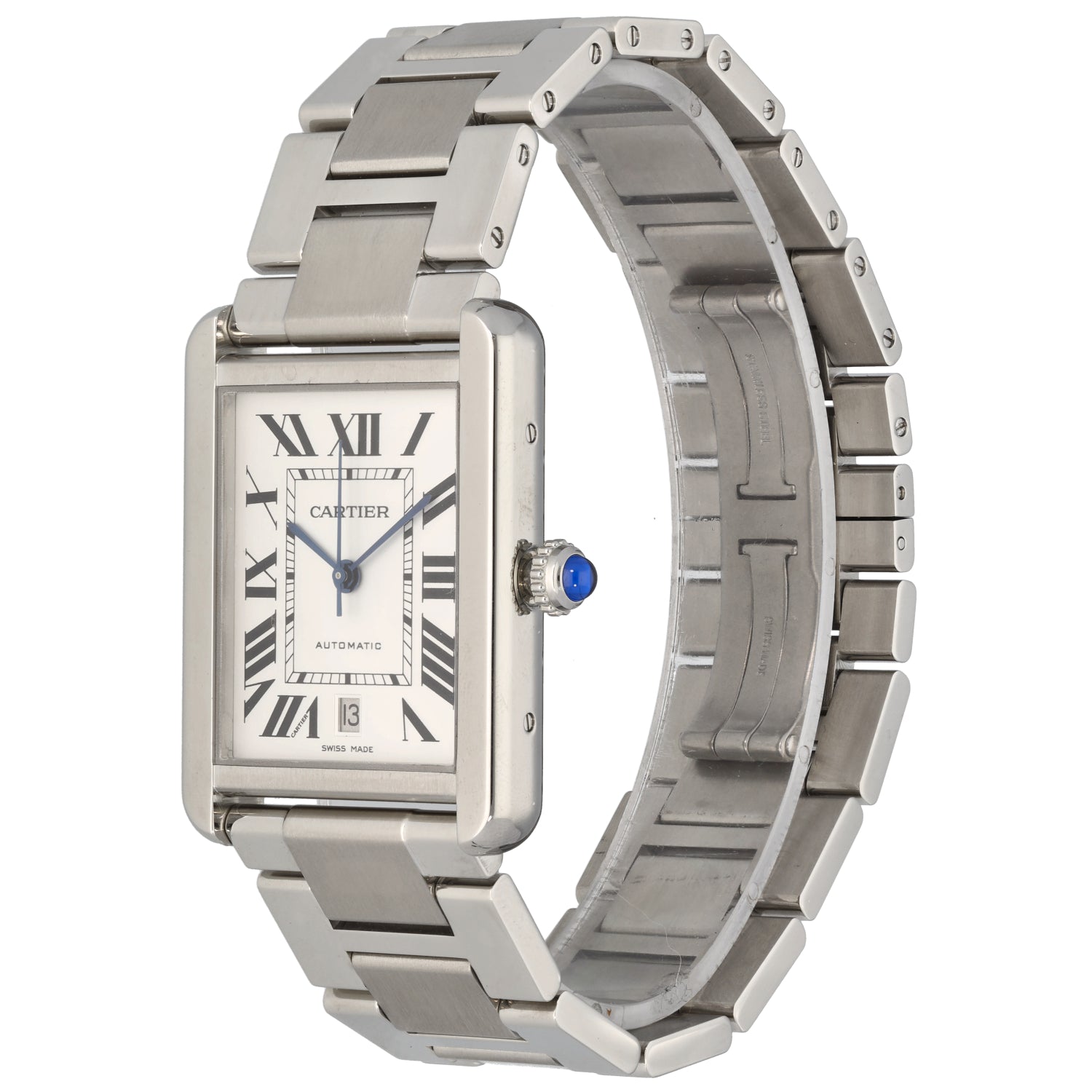 Cartier tank solo large automatic best sale