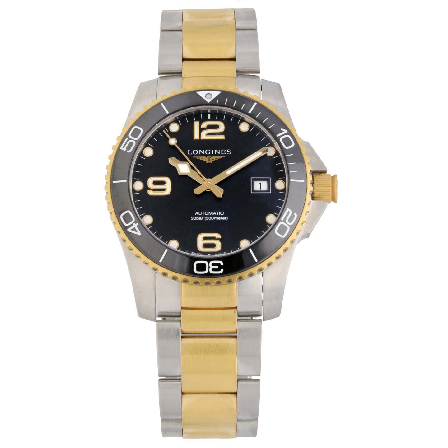 Longines Hydro Conquest L3.781.3 41mm Bi-Colour Watch