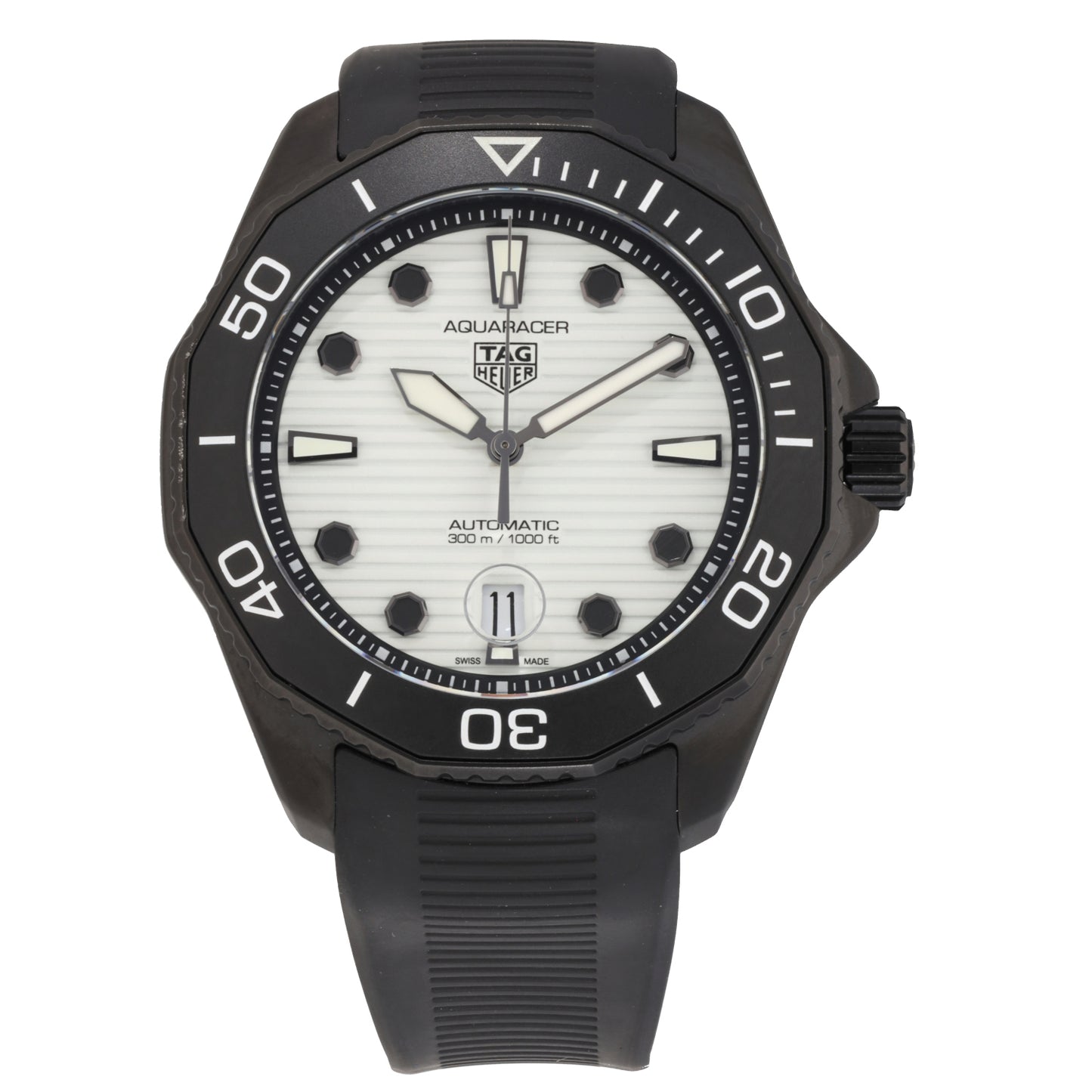 Tag Heuer Aquaracer WBP201D 43mm DLC Stainless Steel Watch