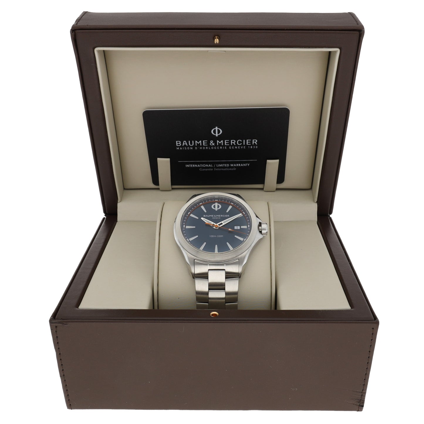 Baume Et Mercier Clifton 65841 42mm Stainless Steel Watch