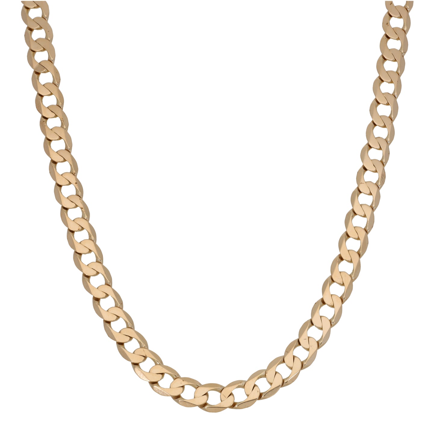 9ct Gold Curb Chain 20"