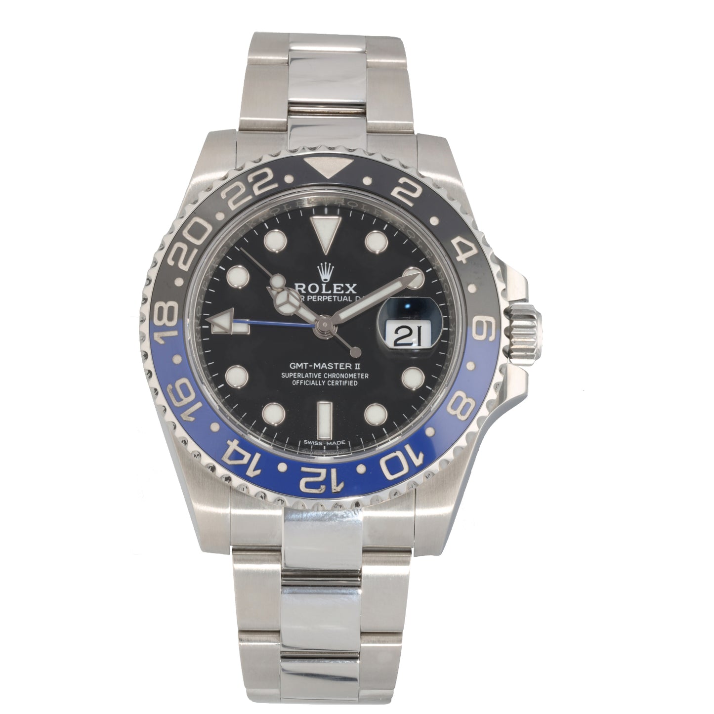 Rolex GMT Master II 116710 BLNR 40mm Stainless Steel Watch