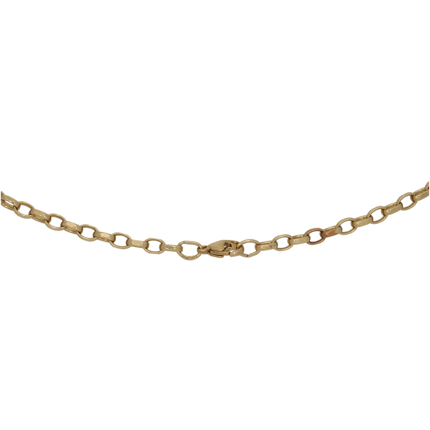 9ct Gold Belcher Chain 18"