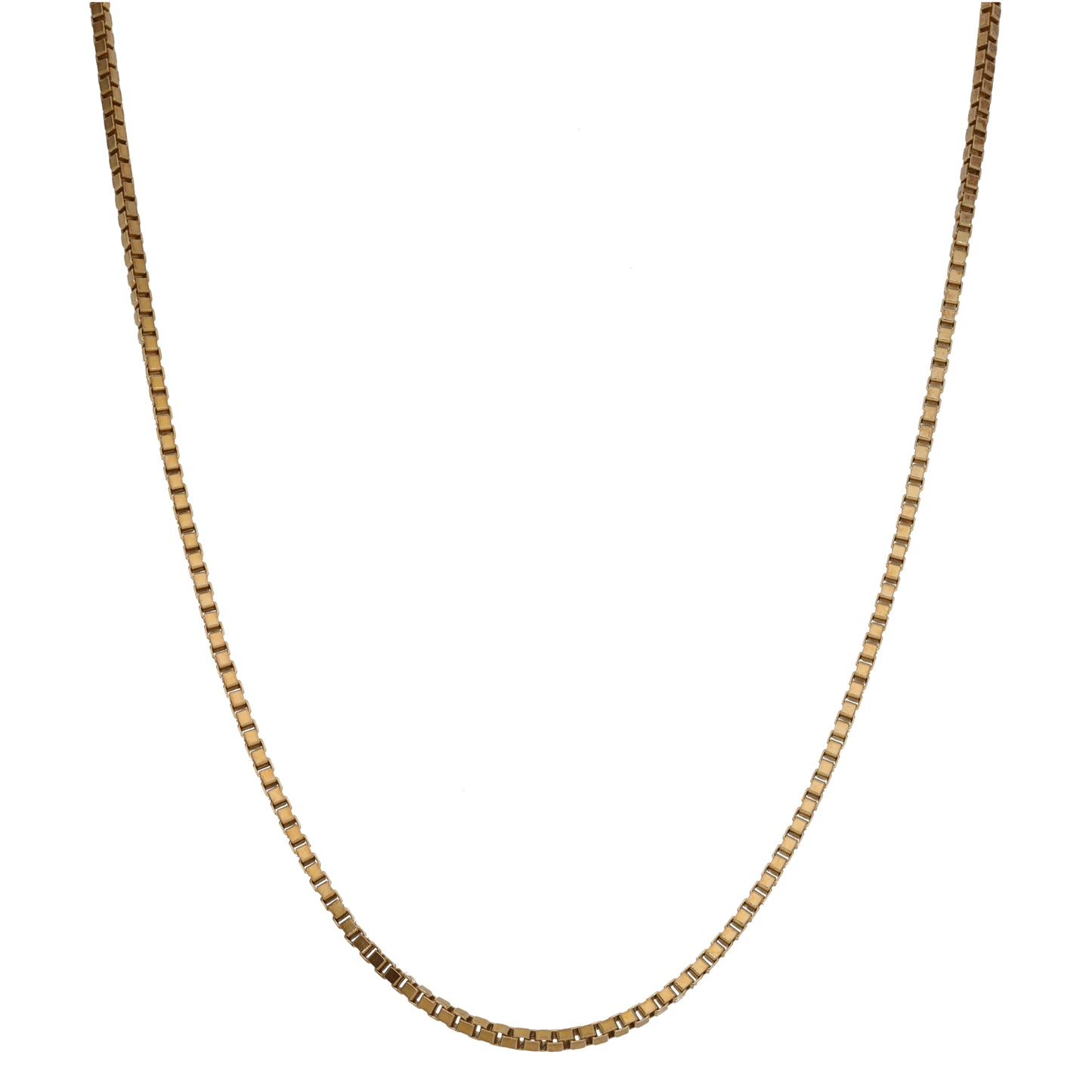 9ct Gold Box Chain 22"