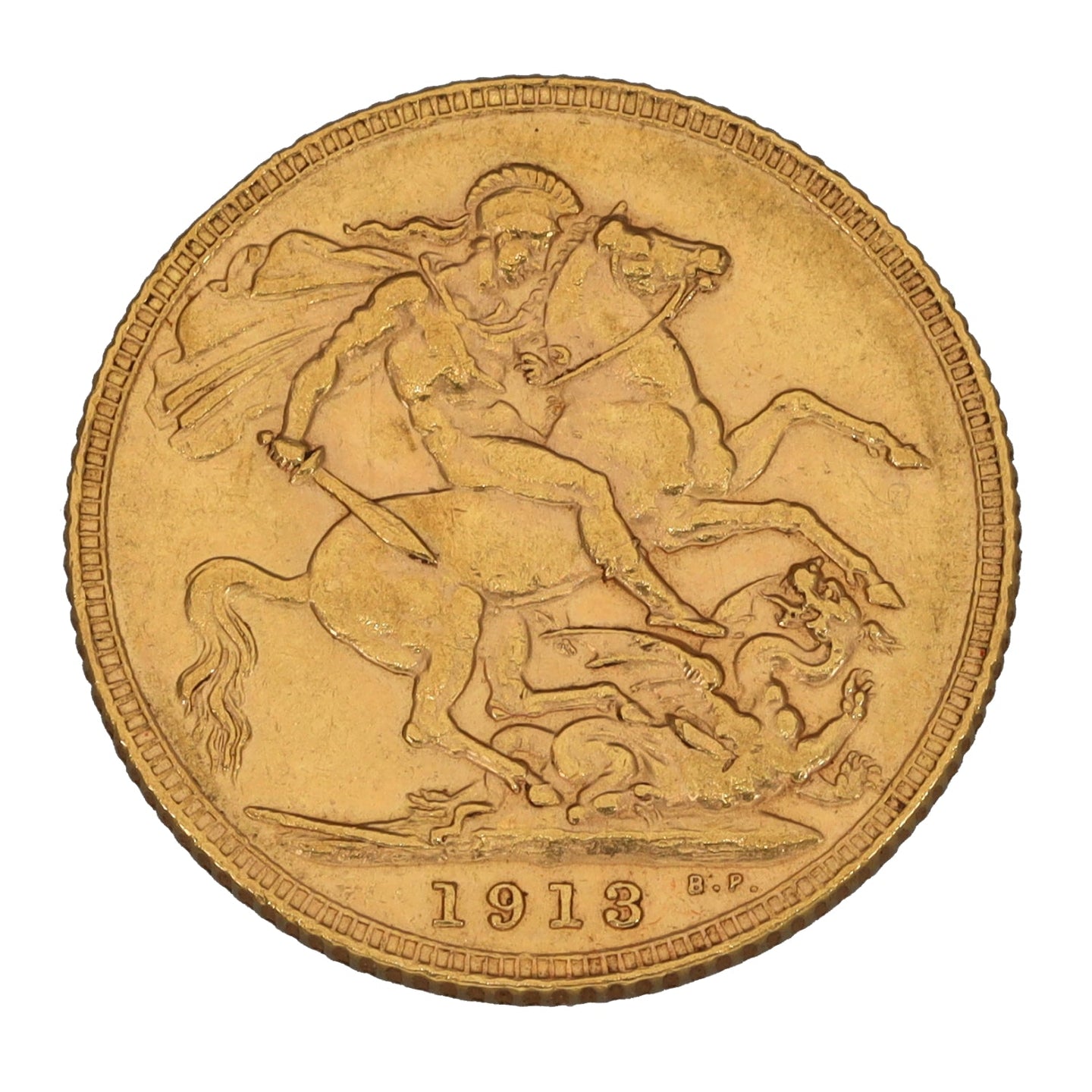 22ct Gold King George V Full Sovereign Coin 1913