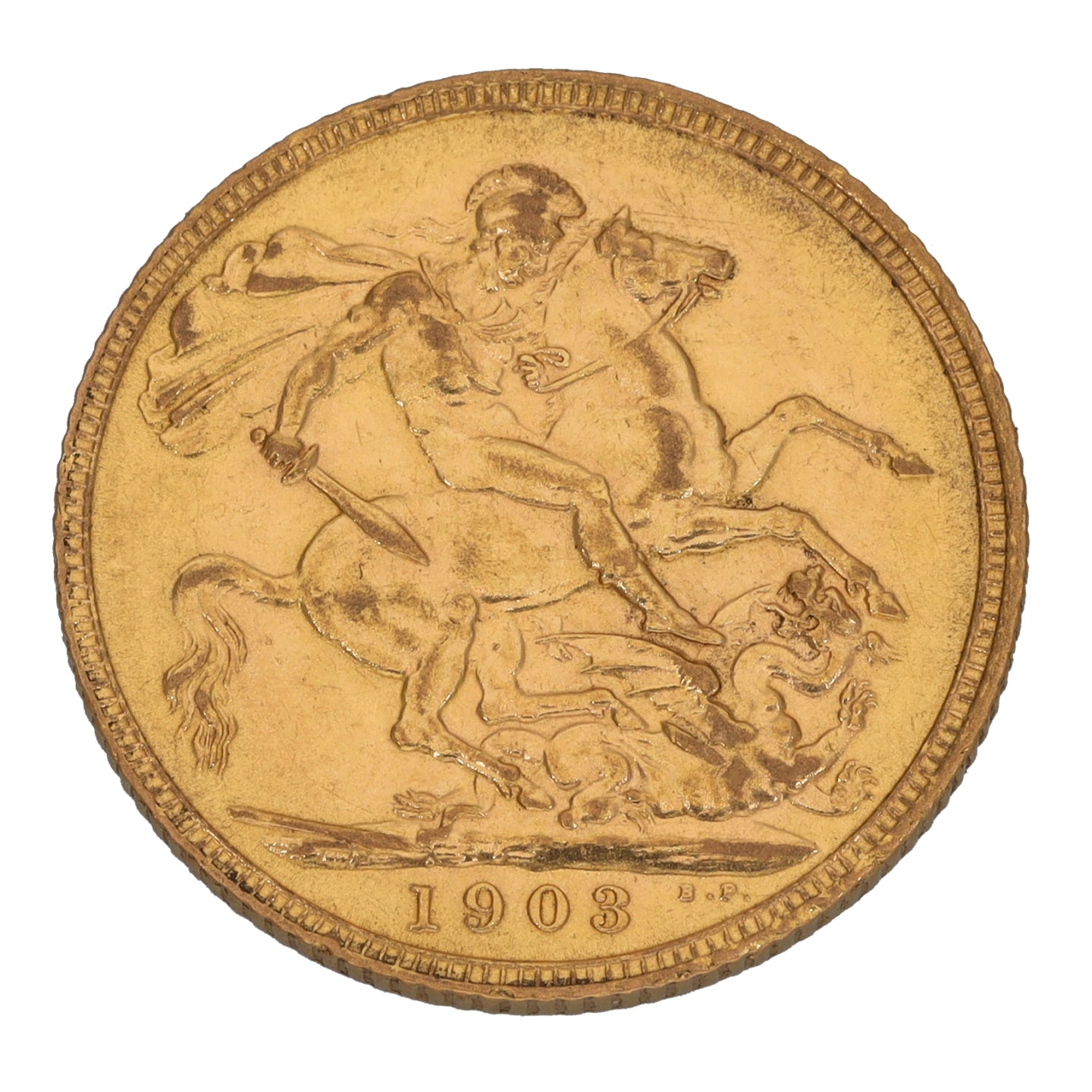 22ct Gold King Edward VII Full Sovereign Coin 1903