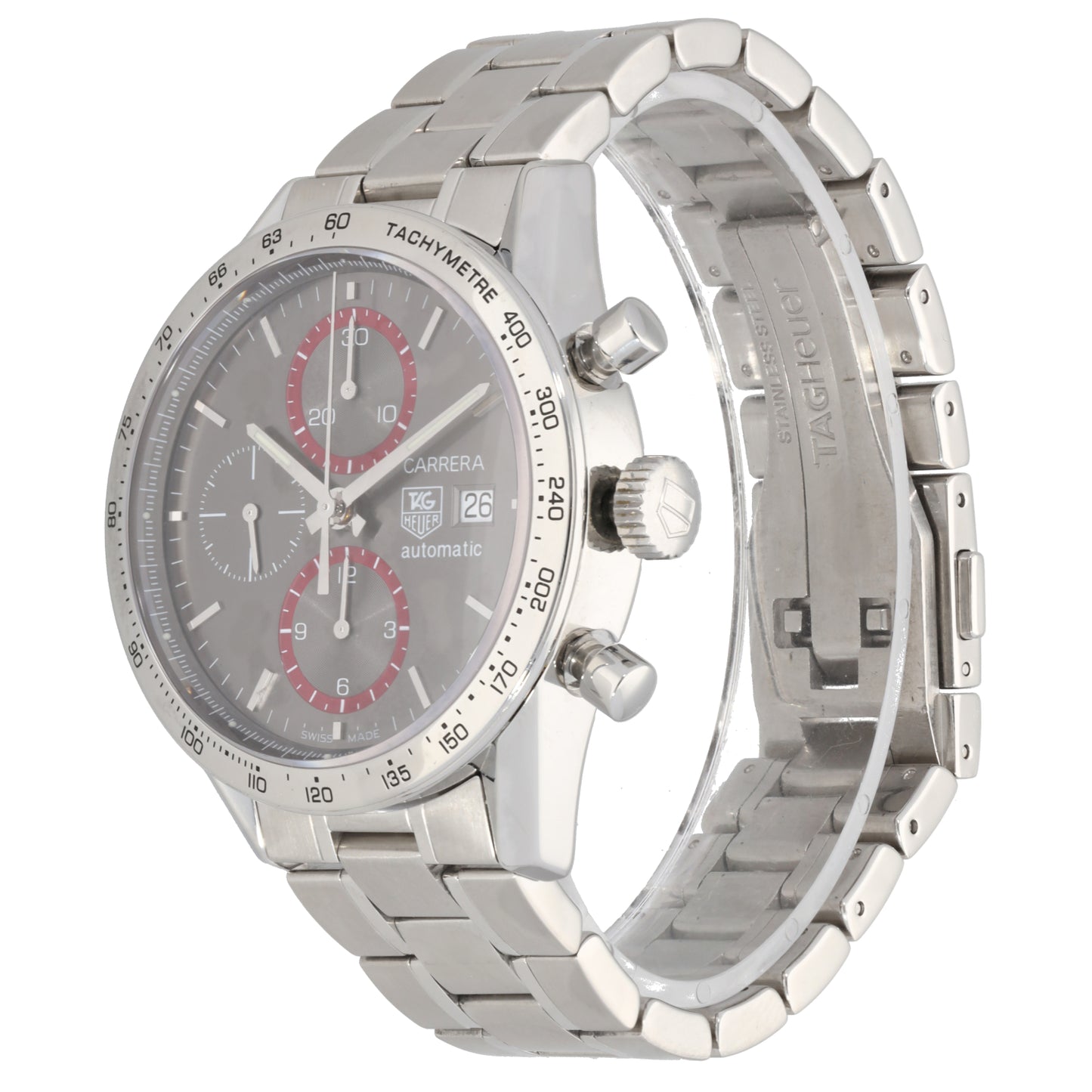 Tag Heuer Carrera CV201AB 41mm Stainless Steel Watch