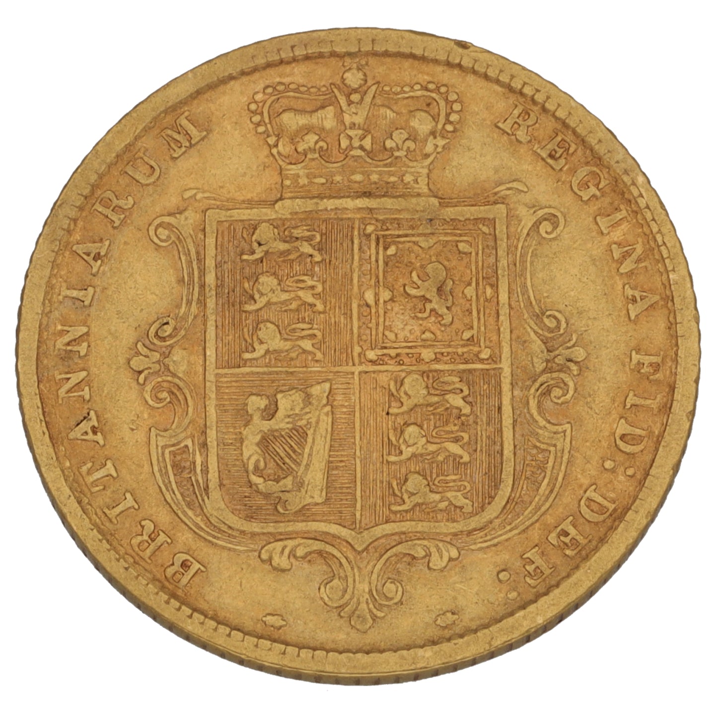 22ct Gold Queen Victoria Half Sovereign Coin 1883