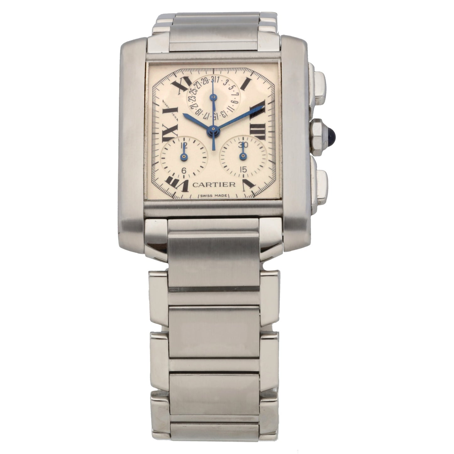 Cartier Tank Francaise 2303 28mm Stainless Steel Watch