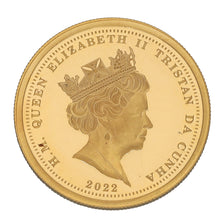 Load image into Gallery viewer, 22ct Gold Queen Elizabeth II Platinum Jubilee Half Sovereign Coin 2022
