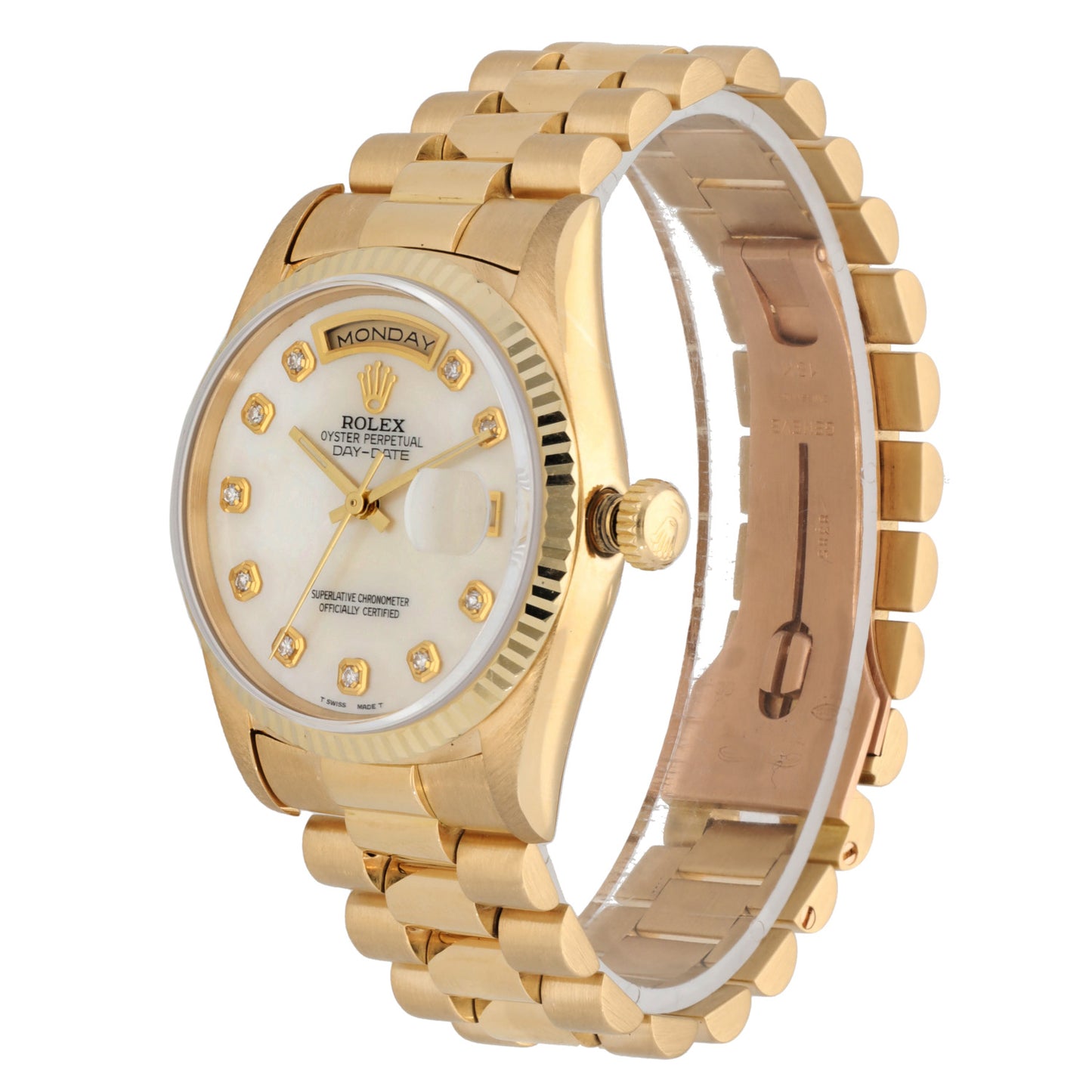 Rolex Day-Date 18238 36mm Gold Unisex Watch