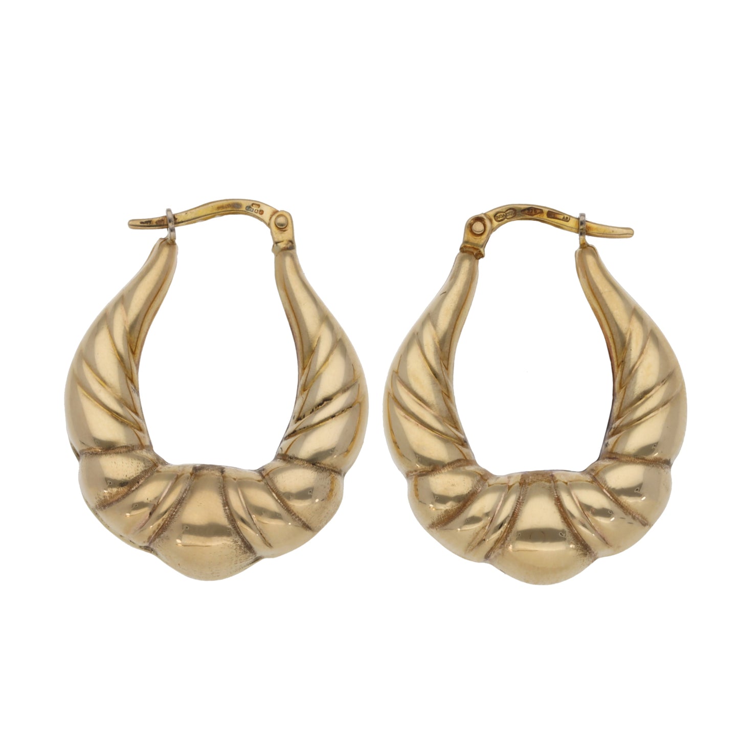 9ct Gold Creole Earrings