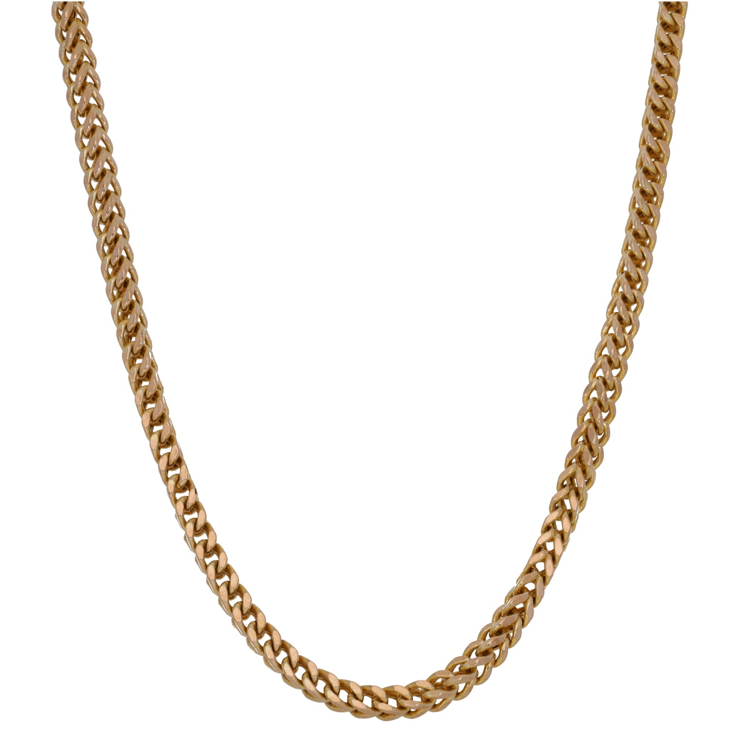 9ct Gold Foxtail Chain 34