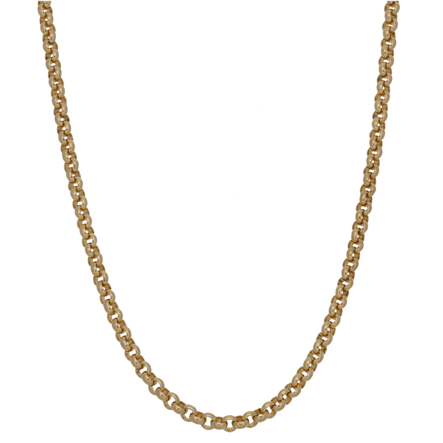 9ct Gold Belcher Chain 15"