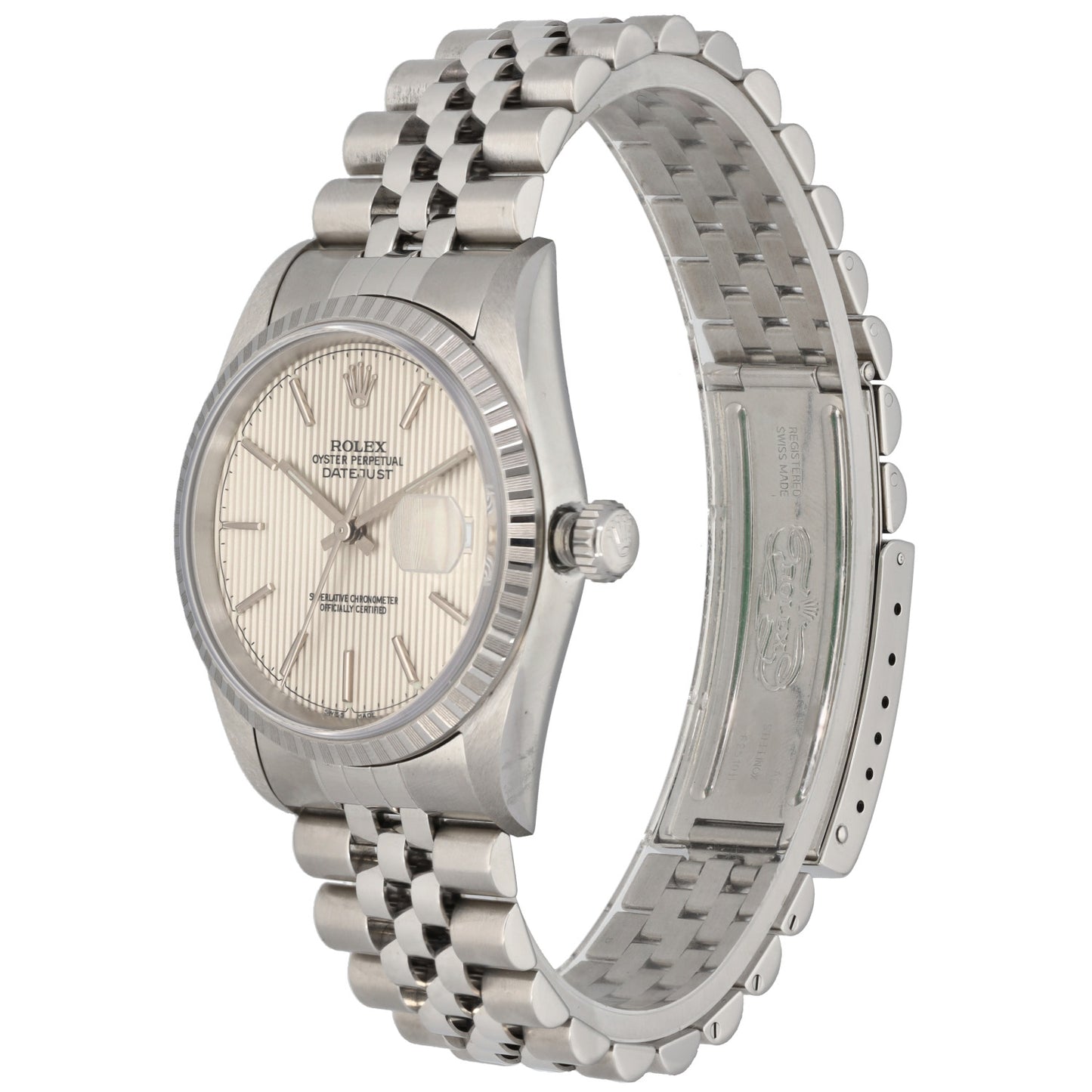 Rolex Datejust 16220 36mm Stainless Steel Watch – H&T