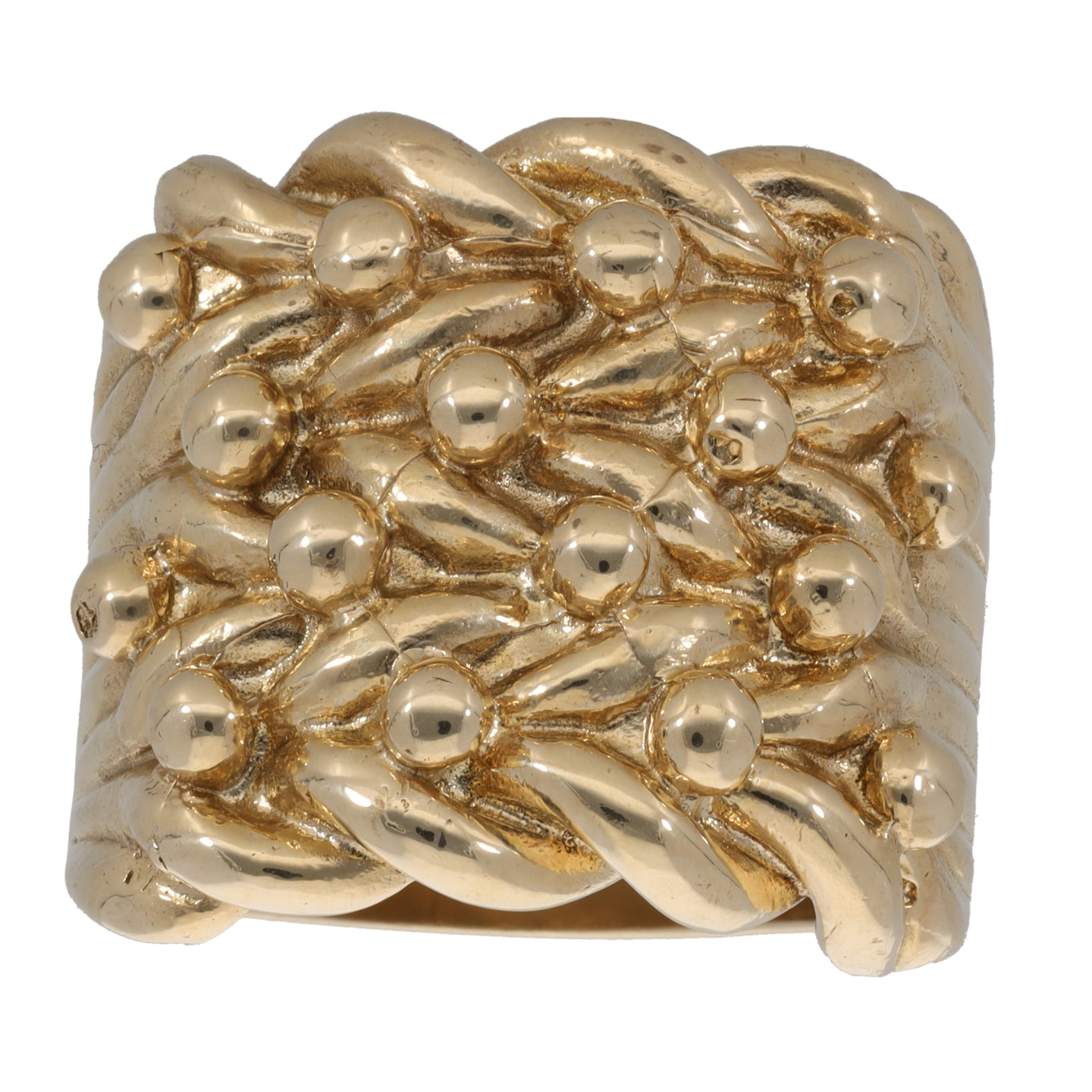 9ct Gold Keeper Ring Size Z+3