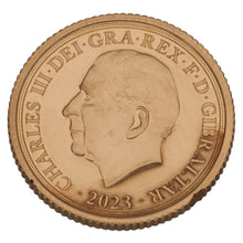 Load image into Gallery viewer, 22ct Gold King Charles III Quarter Sovereigns Coin 2023
