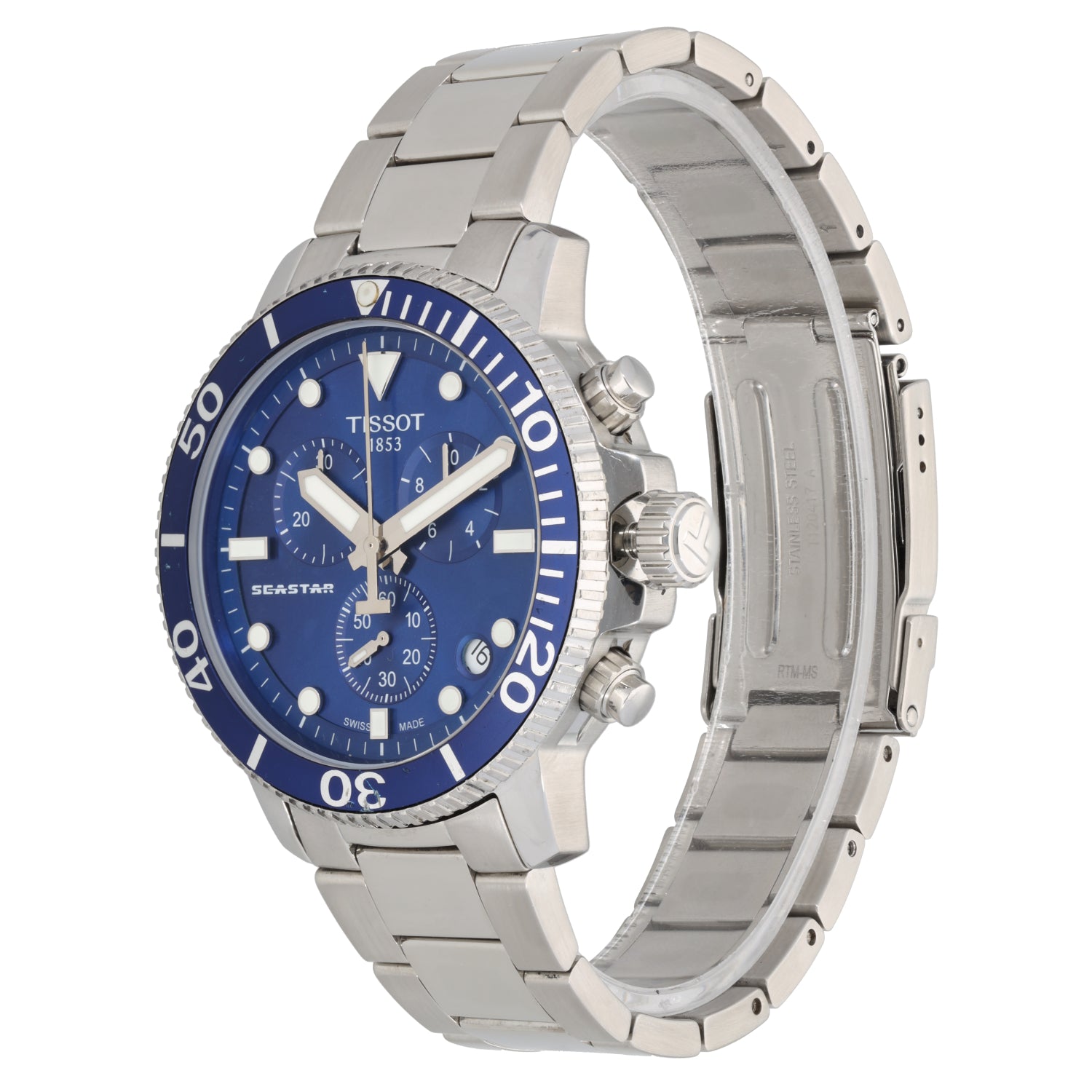 Tissot Seastar T120417A 46mm Stainless Steel Watch